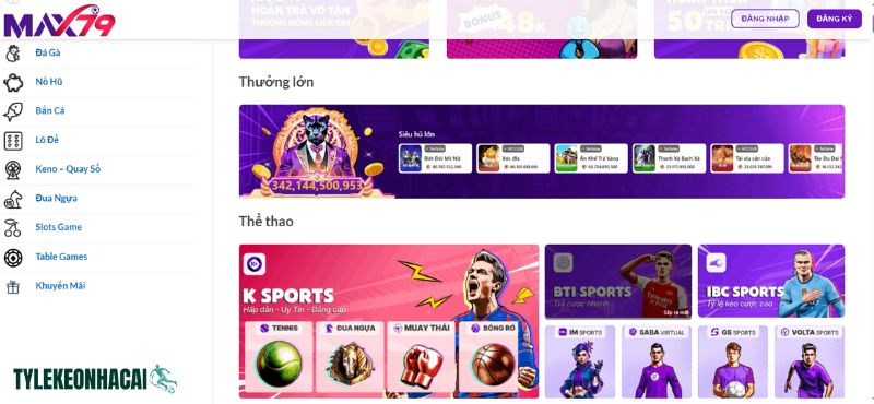 Các sản phẩm giải trí tiêu biểu của MAX79