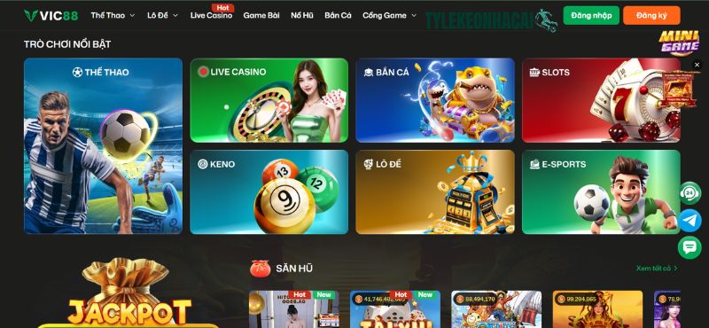 Kho game đa dạng của VIC88 Kho game đa dạng của VIC88