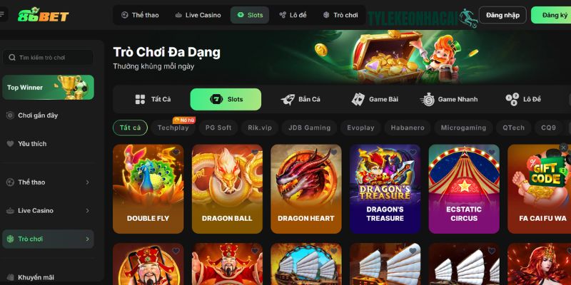 Nhà cái mang đến cho người chơi kho game đầy hấp dẫn
